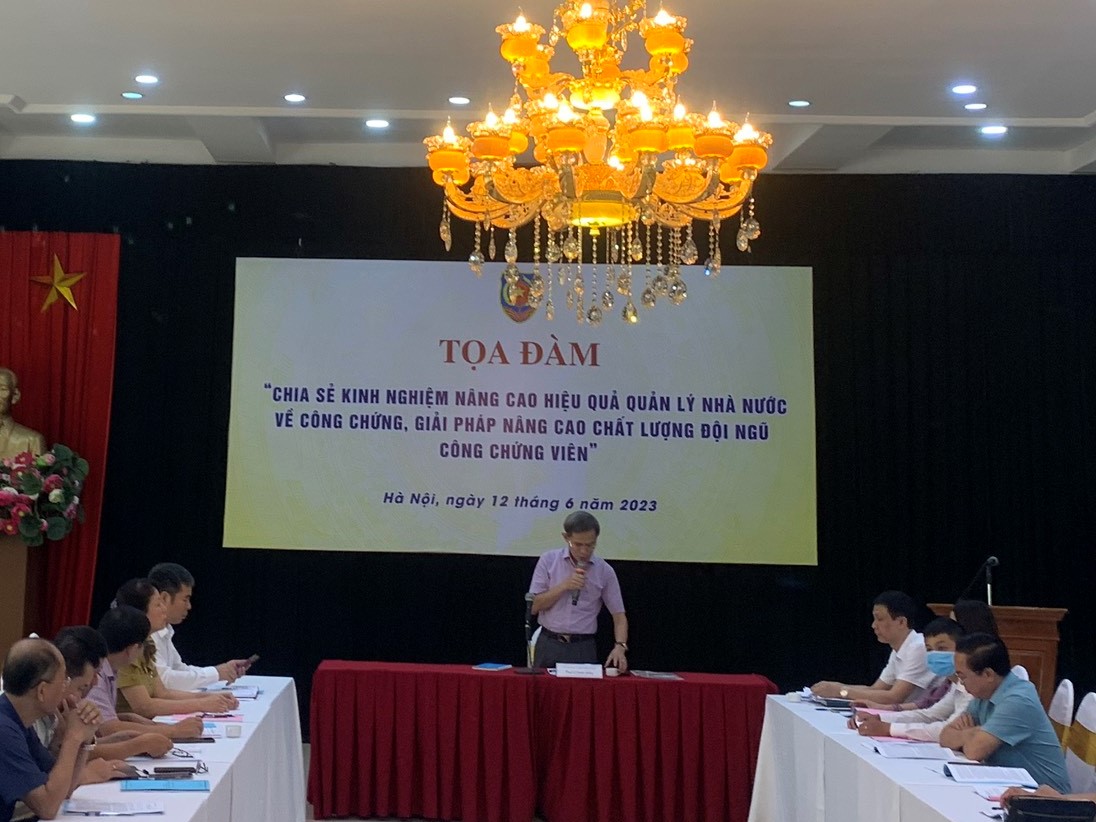 Cục Bổ trợ tư pháp tổ chức Toạ đàm chia sẻ kinh nghiệm nâng cao hiệu quả quản lý nhà nước đối với hoạt động công chứng, giải pháp nâng cao chất lượng đội ngũ công chứng viên